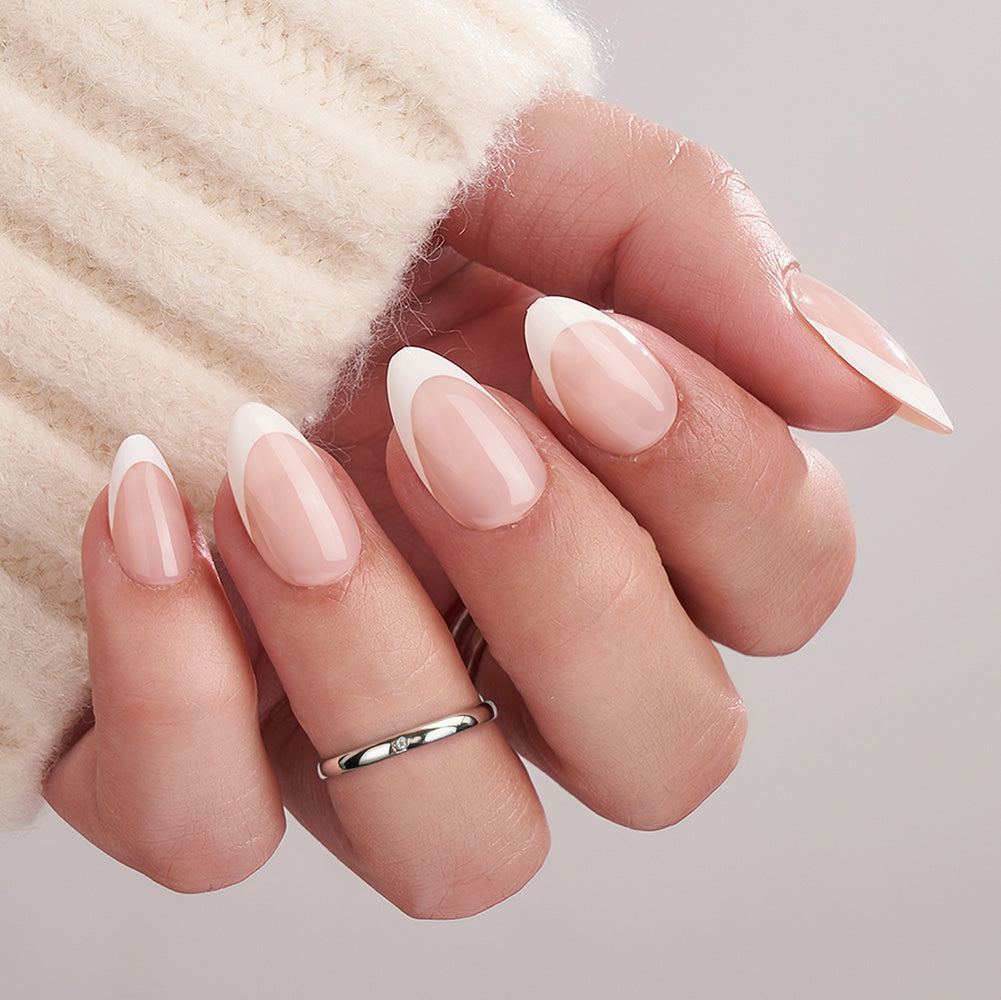 French Mandel · Soft Gel · Press on Nails für Nageldesign Nägel & Nagelstudios French Mandel · Soft Gel · Press on Nails, für Nägel im Nageldesign & Nagelstudios