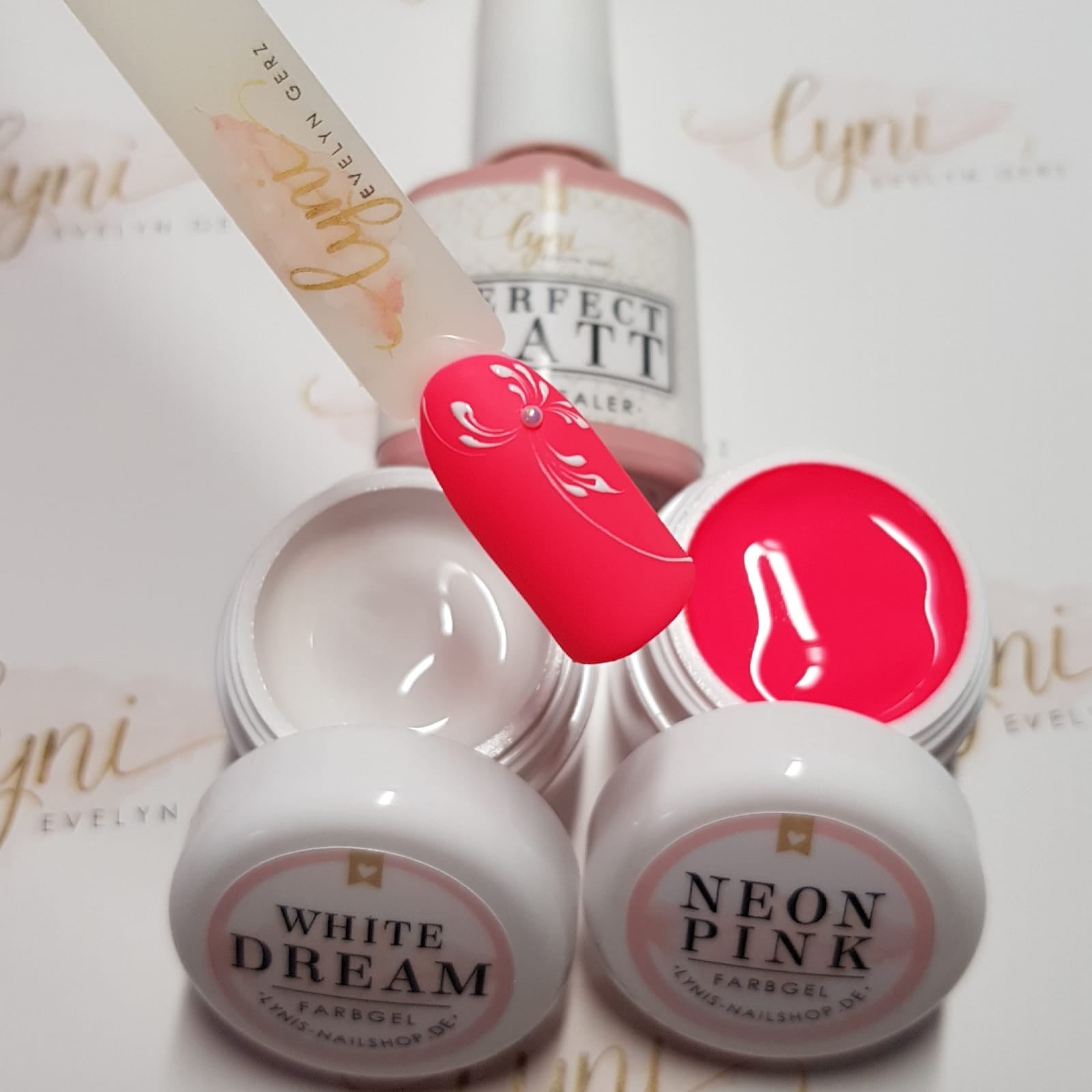 Neon Pink · Dekogel 5ml** für Nageldesign Nägel & Nagelstudios Neon Pink · Dekogel 5ml**, deko, dekogel, farbe, farbgel, fuchsia, gel, leuchtend, magenta, pink für Nägel im Nageldesign & Nagelstudios