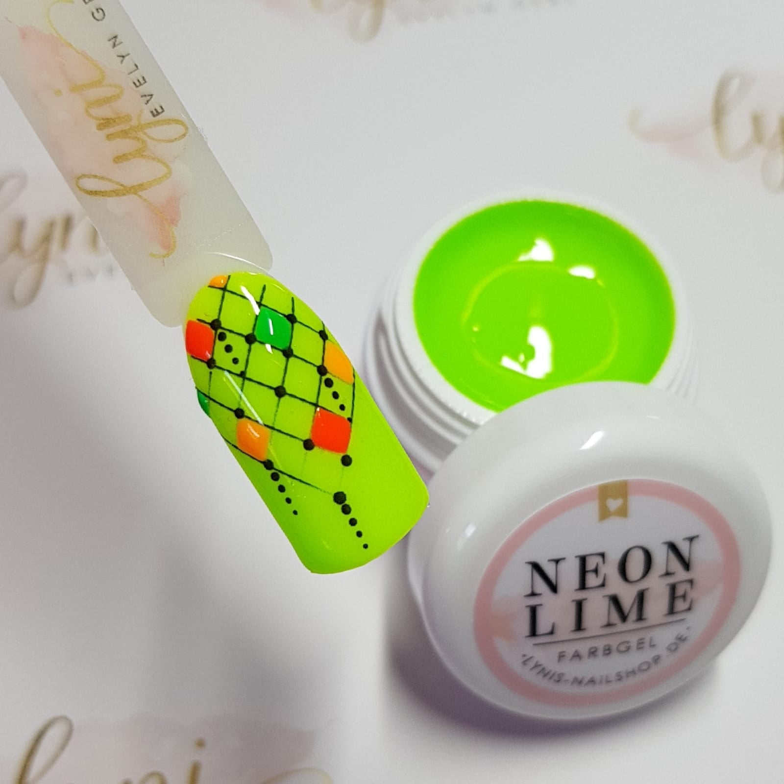 Neon Lime · Dekogel 5ml** für Nageldesign Nägel & Nagelstudios Neon Lime · Dekogel 5ml**, deko, dekogel, farbe, farbgel, gel, grün, leuchtend, limette für Nägel im Nageldesign & Nagelstudios