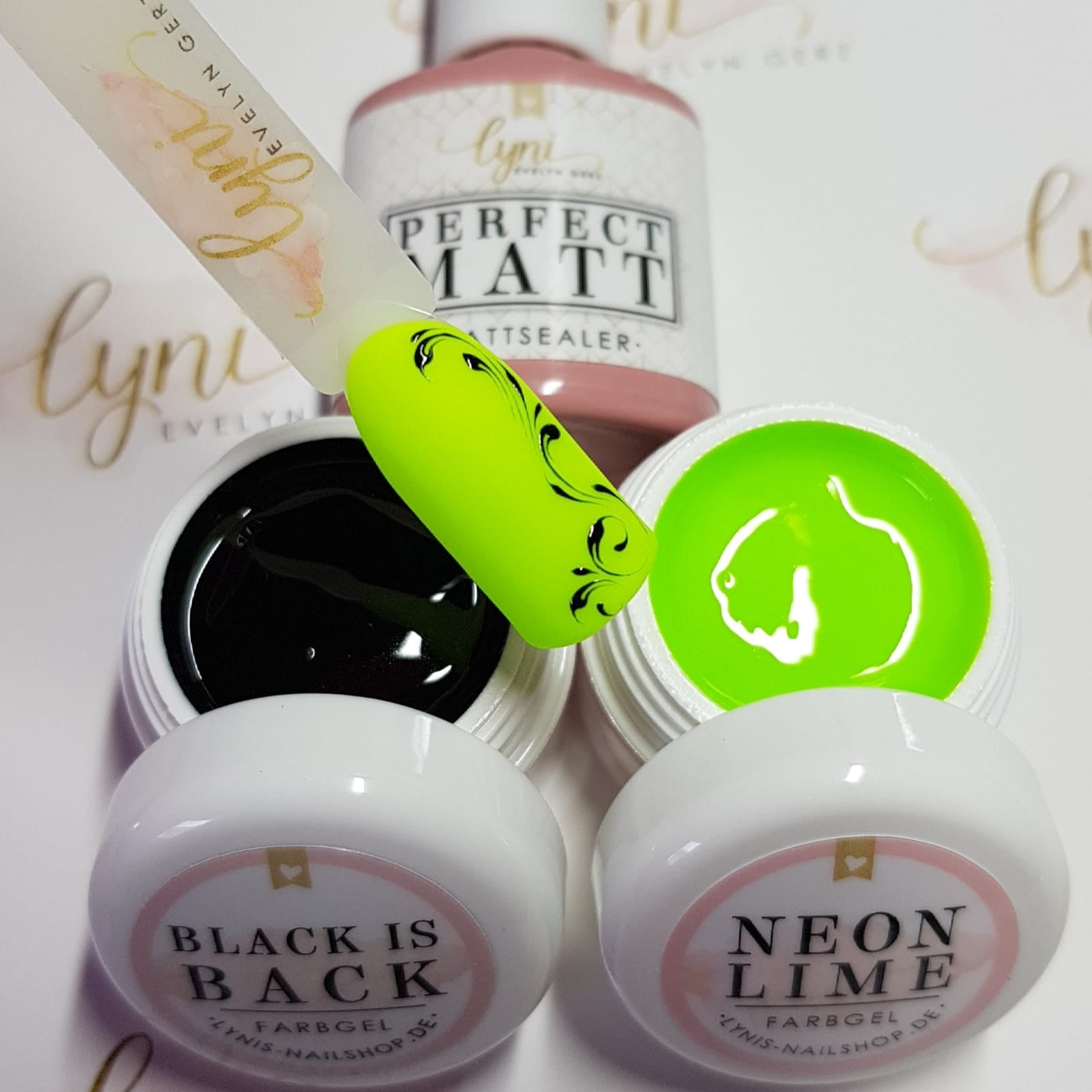 Neon Lime · Dekogel 5ml** für Nageldesign Nägel & Nagelstudios Neon Lime · Dekogel 5ml**, deko, dekogel, farbe, farbgel, gel, grün, leuchtend, limette für Nägel im Nageldesign & Nagelstudios