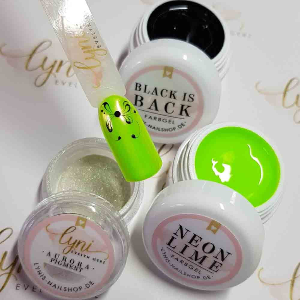 Neon Lime · Dekogel 5ml** für Nageldesign Nägel & Nagelstudios Neon Lime · Dekogel 5ml**, deko, dekogel, farbe, farbgel, gel, grün, leuchtend, limette für Nägel im Nageldesign & Nagelstudios
