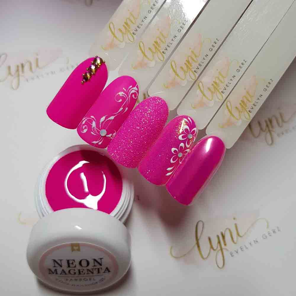 Neon Magenta · Dekogel 5ml** für Nageldesign Nägel & Nagelstudios Neon Magenta · Dekogel 5ml**, deko, dekogel, farbe, farbgel, fuchsia, gel, leuchtend, magenta, pink für Nägel im Nageldesign & Nagelstudios