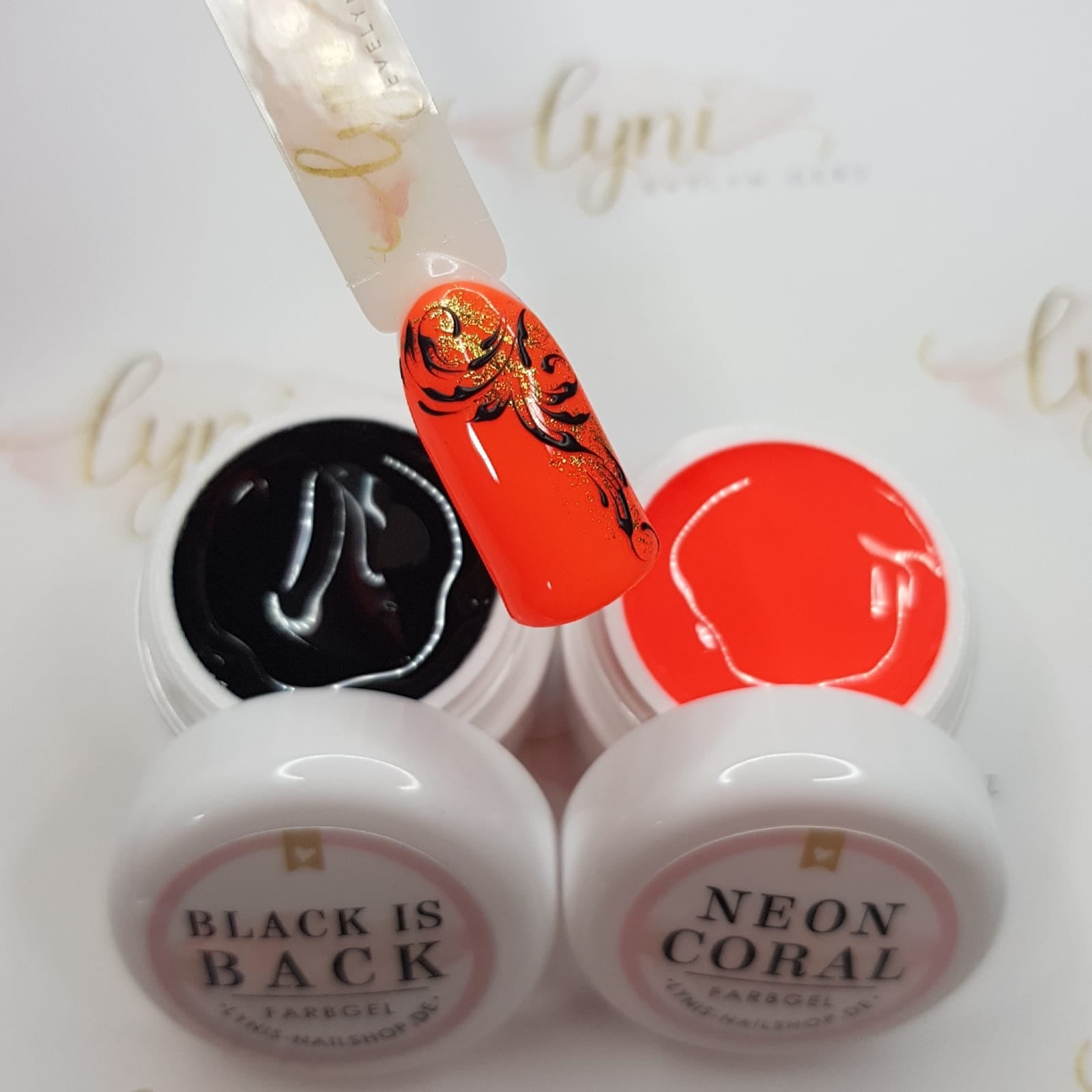Neon Coral · Dekogel 5ml** für Nageldesign Nägel & Nagelstudios Neon Coral · Dekogel 5ml**, deko, dekogel, farbe, farbgel, gel, leuchtend, orange für Nägel im Nageldesign & Nagelstudios