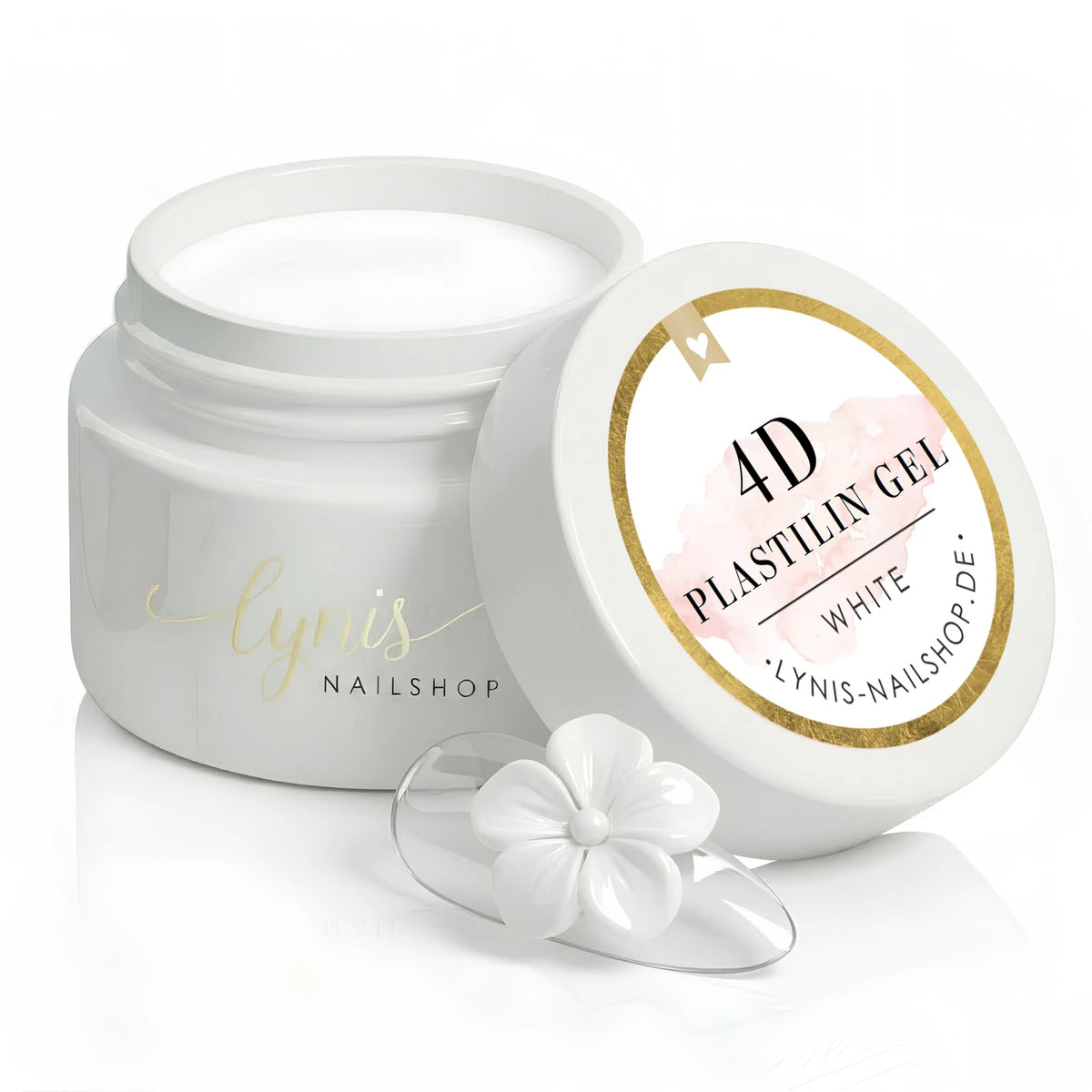 4D Plastilingel weiß* 4D Plastilingel weiß*