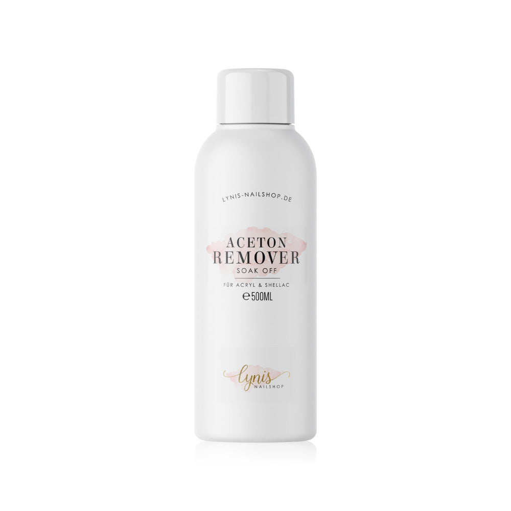 Aceton Remover · Soak Off Remover für Acryl und Shellac* für Nageldesign Nägel & Nagelstudios Aceton Remover · Soak Off Remover für Acryl und Shellac*, Aceton Entferner, Nagellack entferner, Nägel einweichen, Nägel entfernen für Nägel im Nageldesign & Nagelstudios
