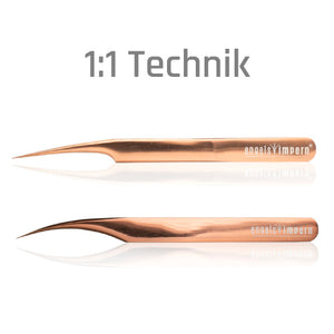 Pinzetten 1:1 Technik