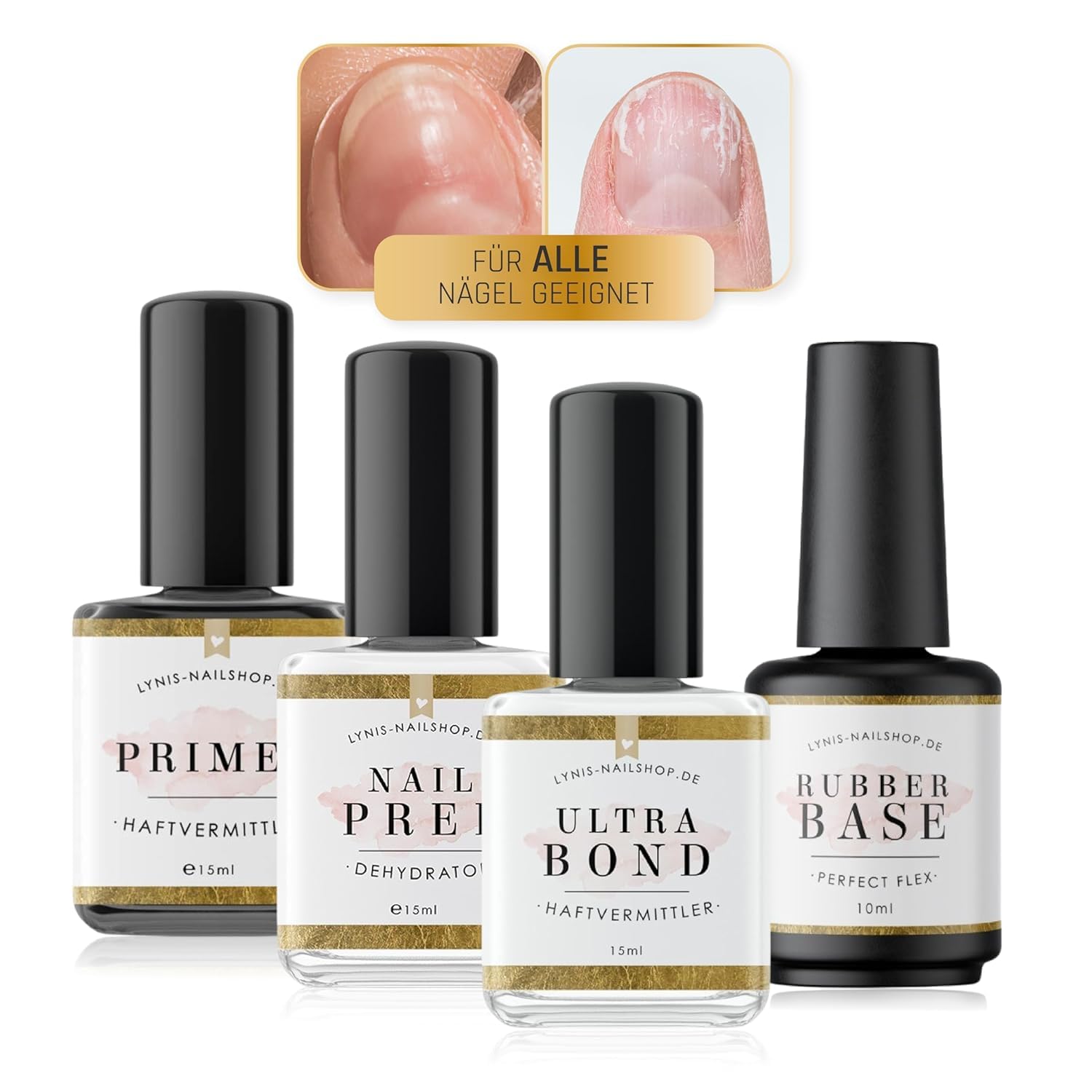 Haftungs-Set · für weniger Liftings & mehr Haltbarkeit für Nageldesign Nägel & Nagelstudios Haftungs-Set · für weniger Liftings & mehr Haltbarkeit, für Nägel im Nageldesign & Nagelstudios