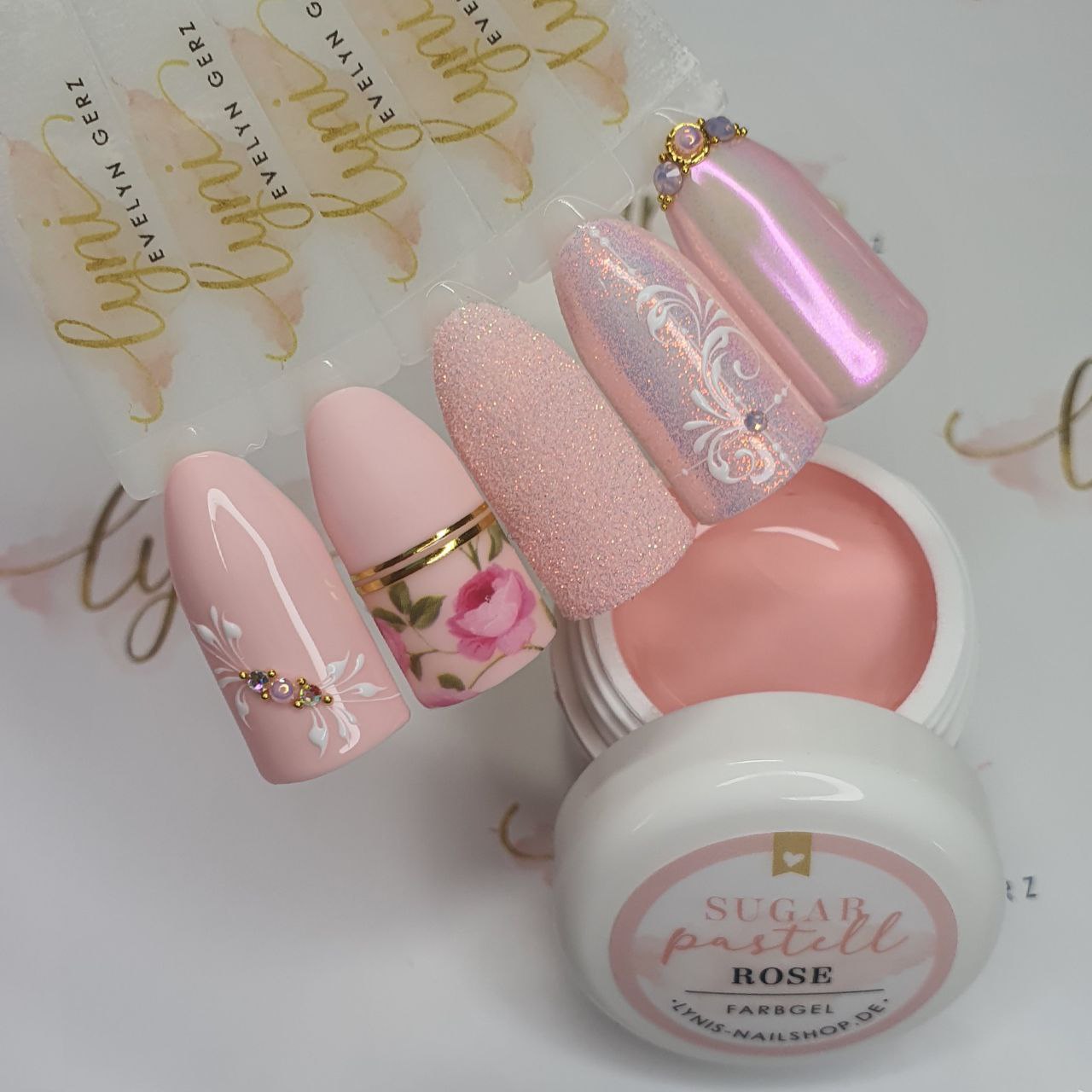 Sugar Pastell Rose · Farbgel 5ml für Nageldesign Nägel & Nagelstudios Sugar Pastell Rose · Farbgel 5ml, color gel, Farbe für Nägel, Gel Farben, Gelnägel Farbe, rosa für Nägel im Nageldesign & Nagelstudios