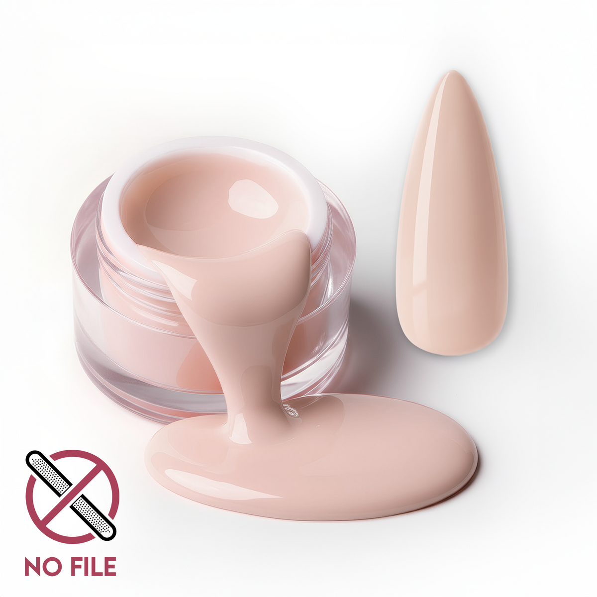 No File · Builder Gel Beige* No File · Builder Gel Beige*