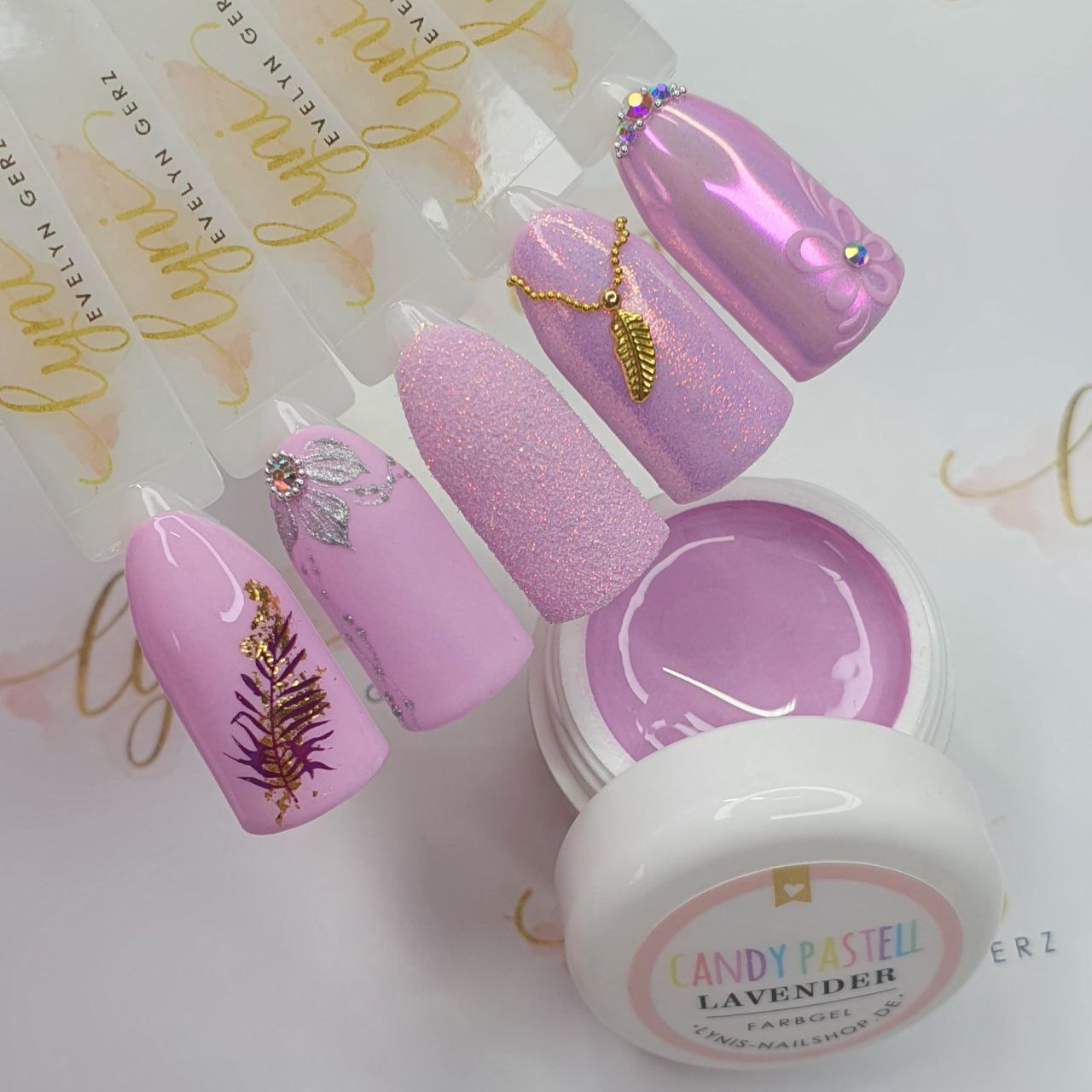 Candy Pastell Lavender · Farbgel 5ml* für Nageldesign Nägel & Nagelstudios Candy Pastell Lavender · Farbgel 5ml*, color gel, Farbe für Nägel, Gel Farben, Gelnägel Farbe, Lavendel für Nägel im Nageldesign & Nagelstudios