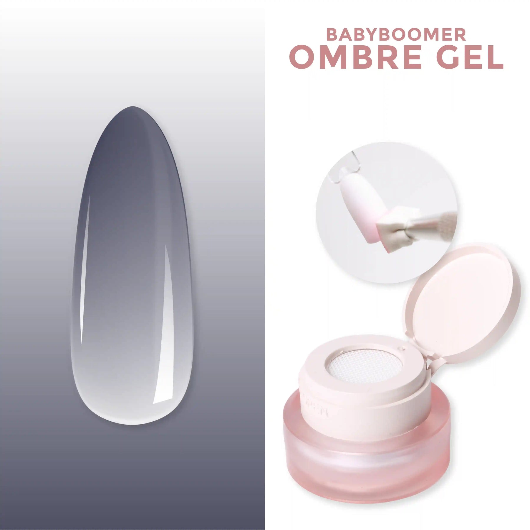Ombre Babyboomer Gel · Saphir 2g für Nageldesign Nägel & Nagelstudios Ombre Babyboomer Gel · Saphir 2g, Aura-Effekt, Babyboomer Gel, Farbverlauf, Ombre Gel, Ombre Verlauf, Verlauf für Nägel im Nageldesign & Nagelstudios