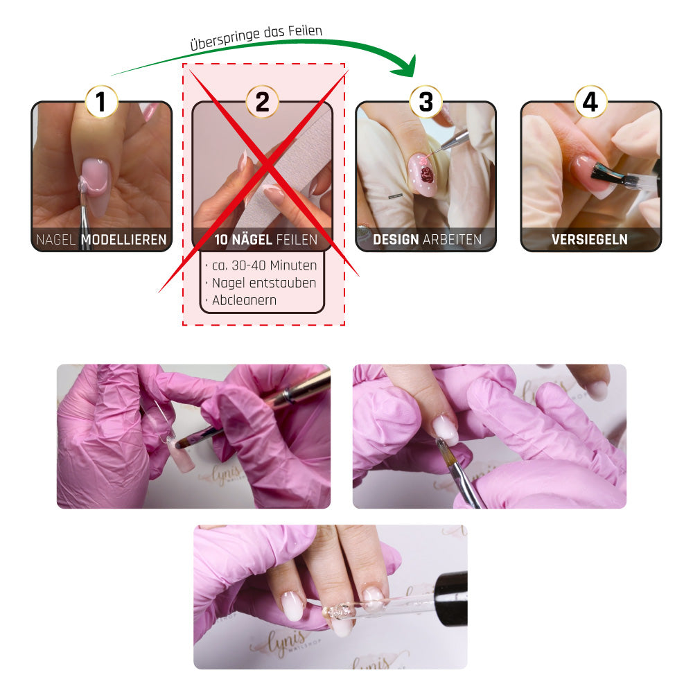 No File Kurs · Speed Training für Nageldesign Nägel & Nagelstudios No File Kurs · Speed Training, für Nägel im Nageldesign & Nagelstudios