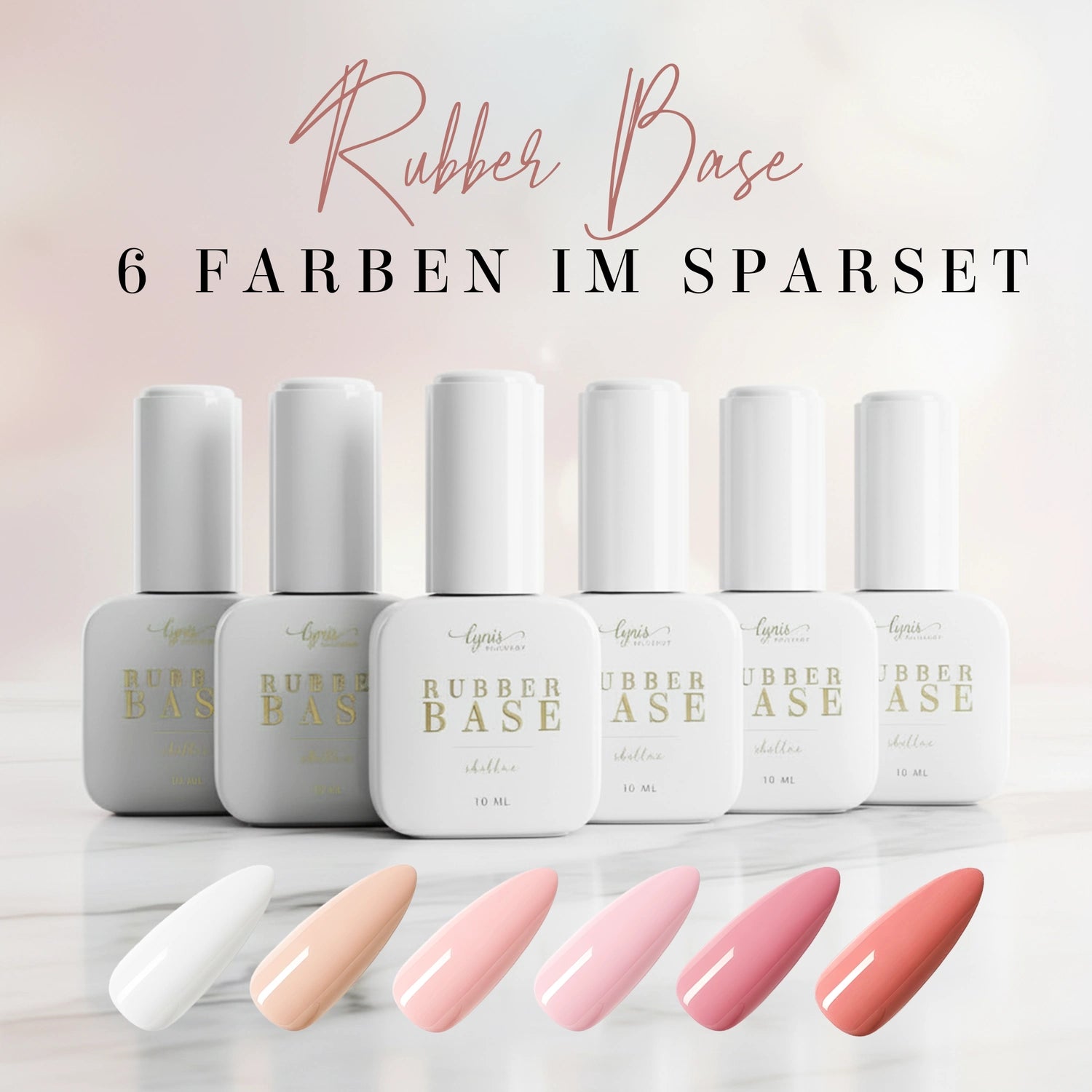 Rubber Base Set* günstig für Nageldesigner
