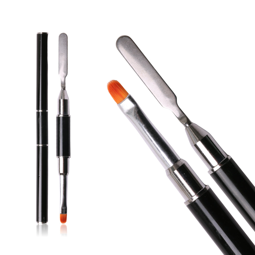 Acrylgel Pinsel mit Spatel Acrylgel Pinsel mit Spatel