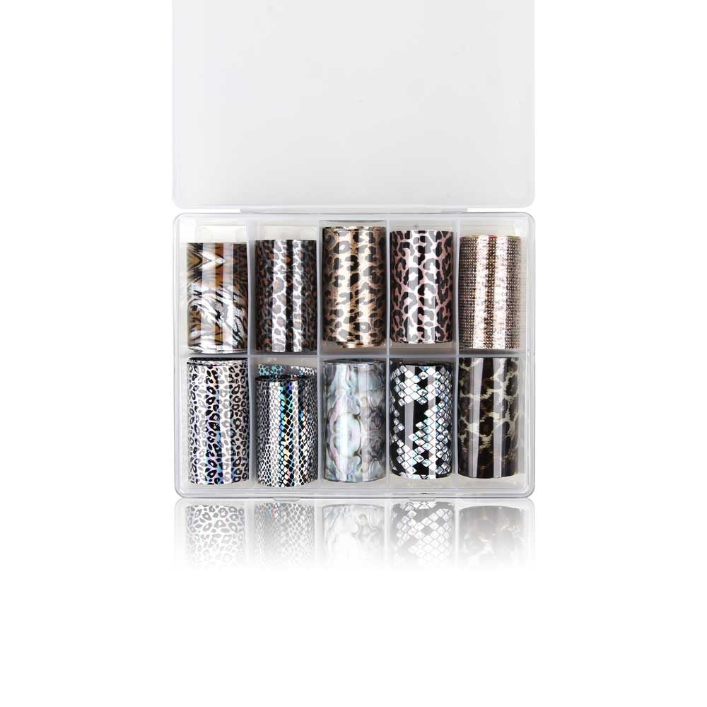 Animal · Nailartbox mit Folien für Nageldesign Nägel & Nagelstudios Animal · Nailartbox mit Folien, Folien Design für Nägel im Nageldesign & Nagelstudios