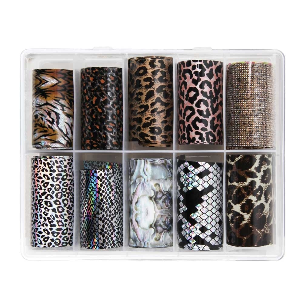 Animal · Nailartbox mit Folien für Nageldesign Nägel & Nagelstudios Animal · Nailartbox mit Folien, Folien Design für Nägel im Nageldesign & Nagelstudios