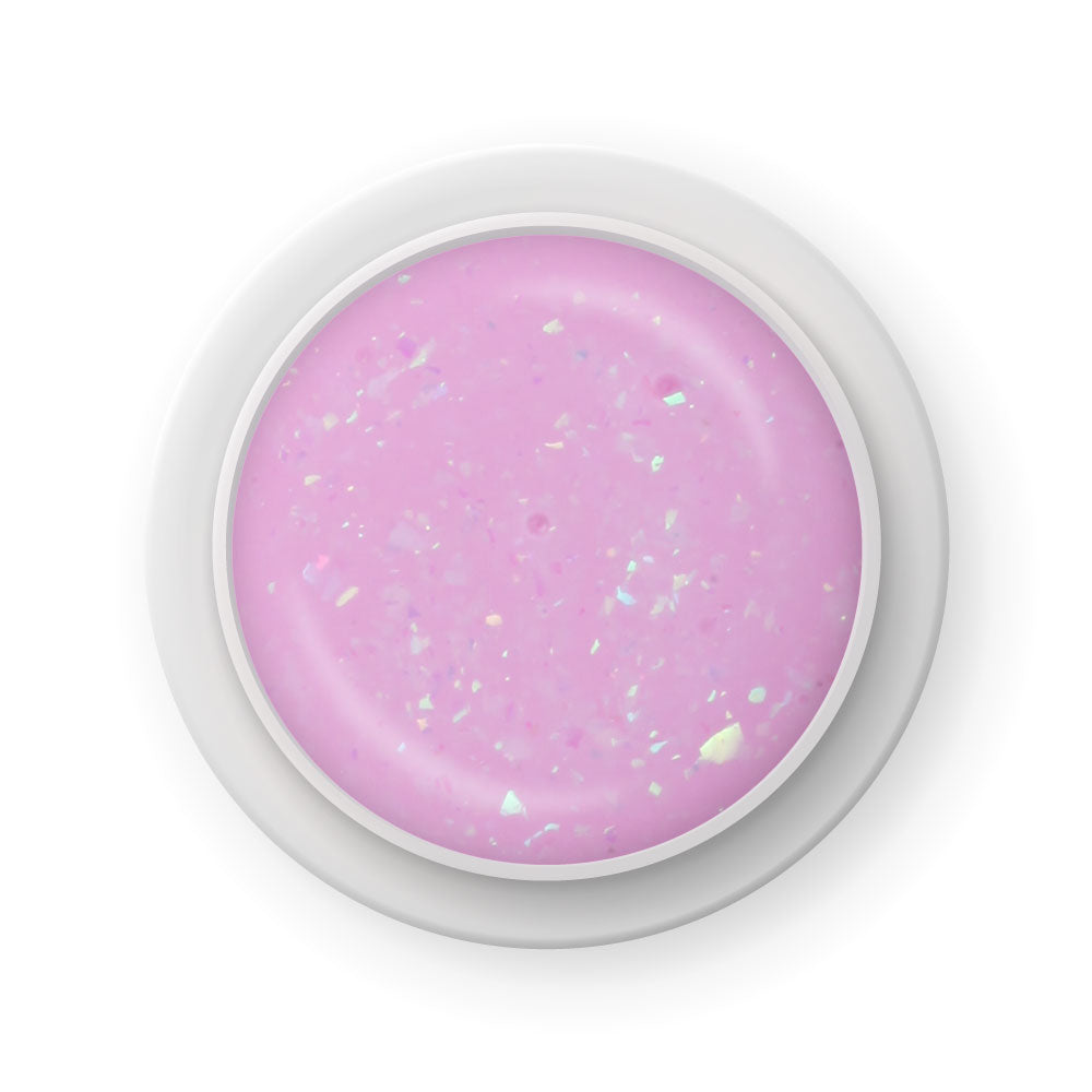 Glacier Builder Gel · Rose 15ml für Nageldesign Nägel & Nagelstudios Glacier Builder Gel · Rose 15ml, Aufbaugel, Babyboomer Gel, bunt, Flakes, irisierend, Rosa, Rose, schimmer, Verlauf für Nägel im Nageldesign & Nagelstudios