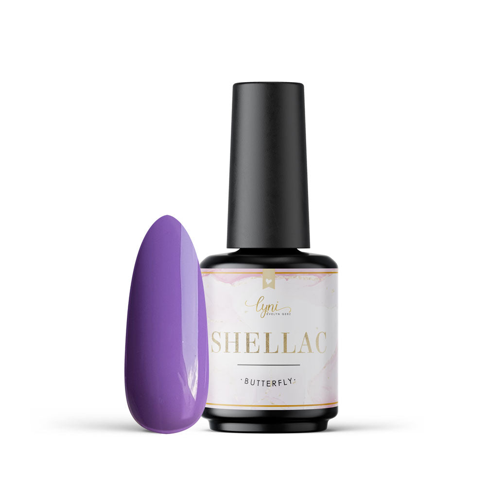 Shellac · Butterfly 7,3ml für Nageldesign Nägel & Nagelstudios Shellac · Butterfly 7,3ml, gel polish, gellack, lila, nail polish, uv lack für Nägel im Nageldesign & Nagelstudios