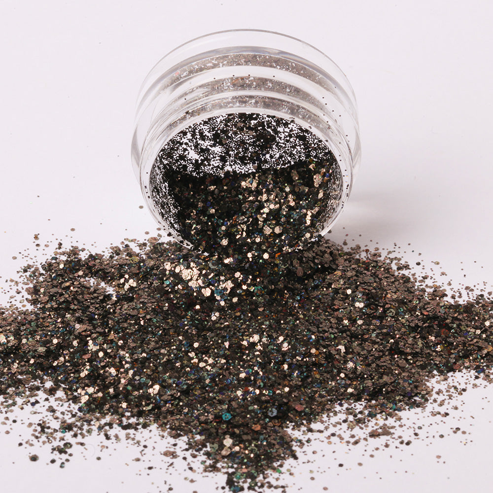 Black · Glitter für Nageldesign Nägel & Nagelstudios Black · Glitter, farbliches Glitzer, glimmer, glitter für Nägel im Nageldesign & Nagelstudios