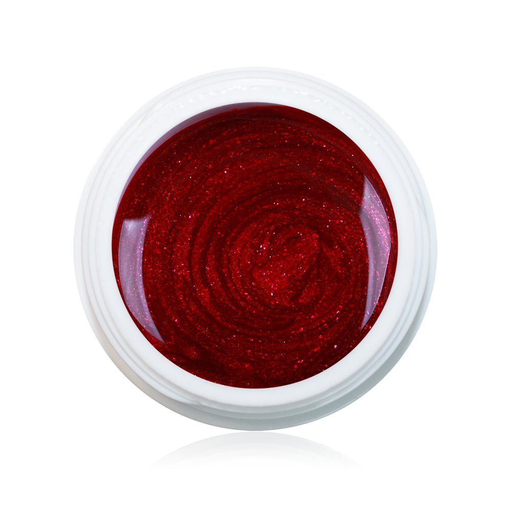 Farbgel Red Carpet 5ml Premium* für Nageldesign Nägel & Nagelstudios Farbgel Red Carpet 5ml Premium*, Color Gel, Colour Gel, cremig, Farbgel, glimmer, glitzer, premium, rot, Schimmer für Nägel im Nageldesign & Nagelstudios