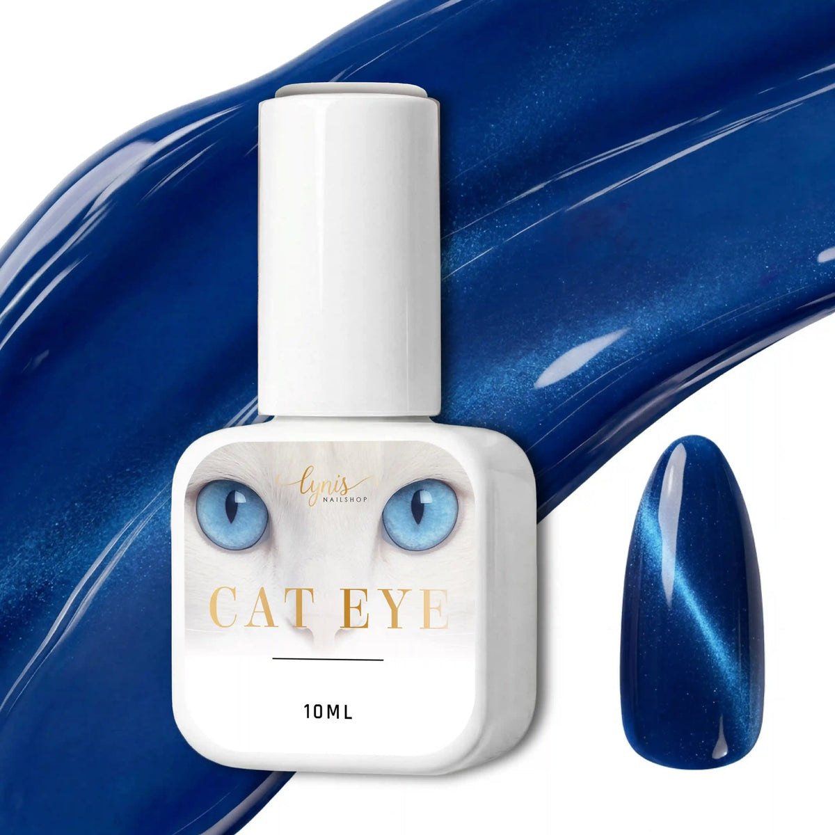Shellac · Poppy Cat Eye Blue 10ml Shellac · Poppy Cat Eye Blue 10ml