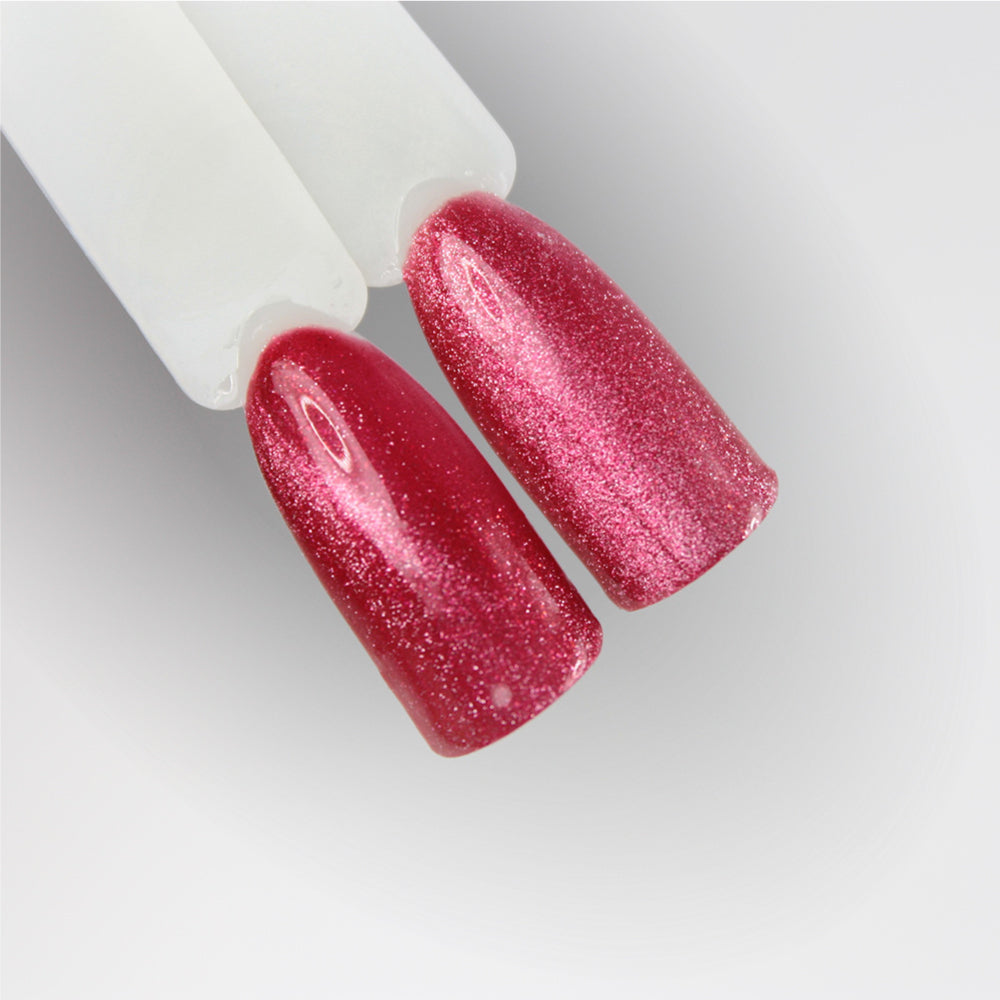 Farbgel Cat Eye Cherry 5ml Premium* für Nageldesign Nägel & Nagelstudios Farbgel Cat Eye Cherry 5ml Premium*, Cat Eye, color gel, effect, effekt, Farbe für Nägel, Gel Farben, Gelnägel Farbe, Magnet Lack für Nägel im Nageldesign & Nagelstudios