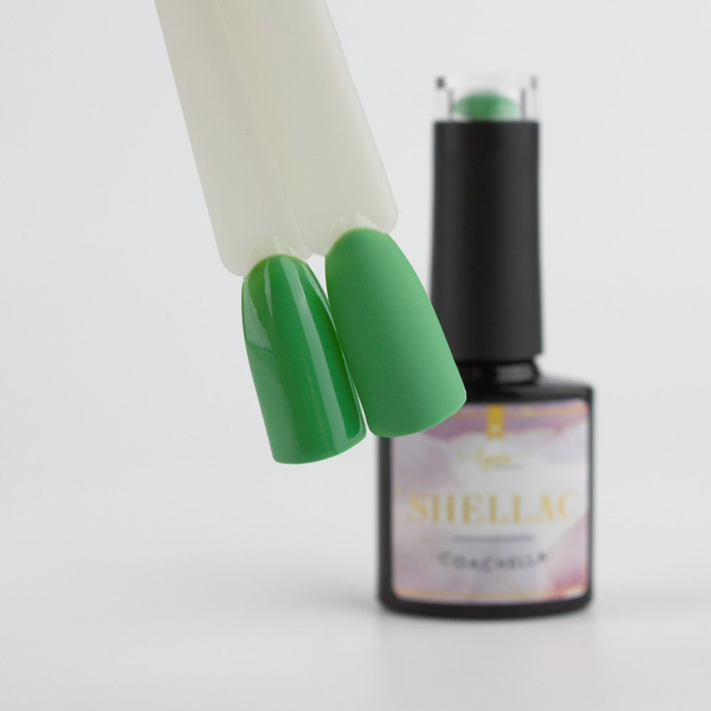 Shellac · Coachella 7,3ml für Nageldesign Nägel & Nagelstudios Shellac · Coachella 7,3ml, gel polish, gellack, grün, nail polish, uv lack für Nägel im Nageldesign & Nagelstudios