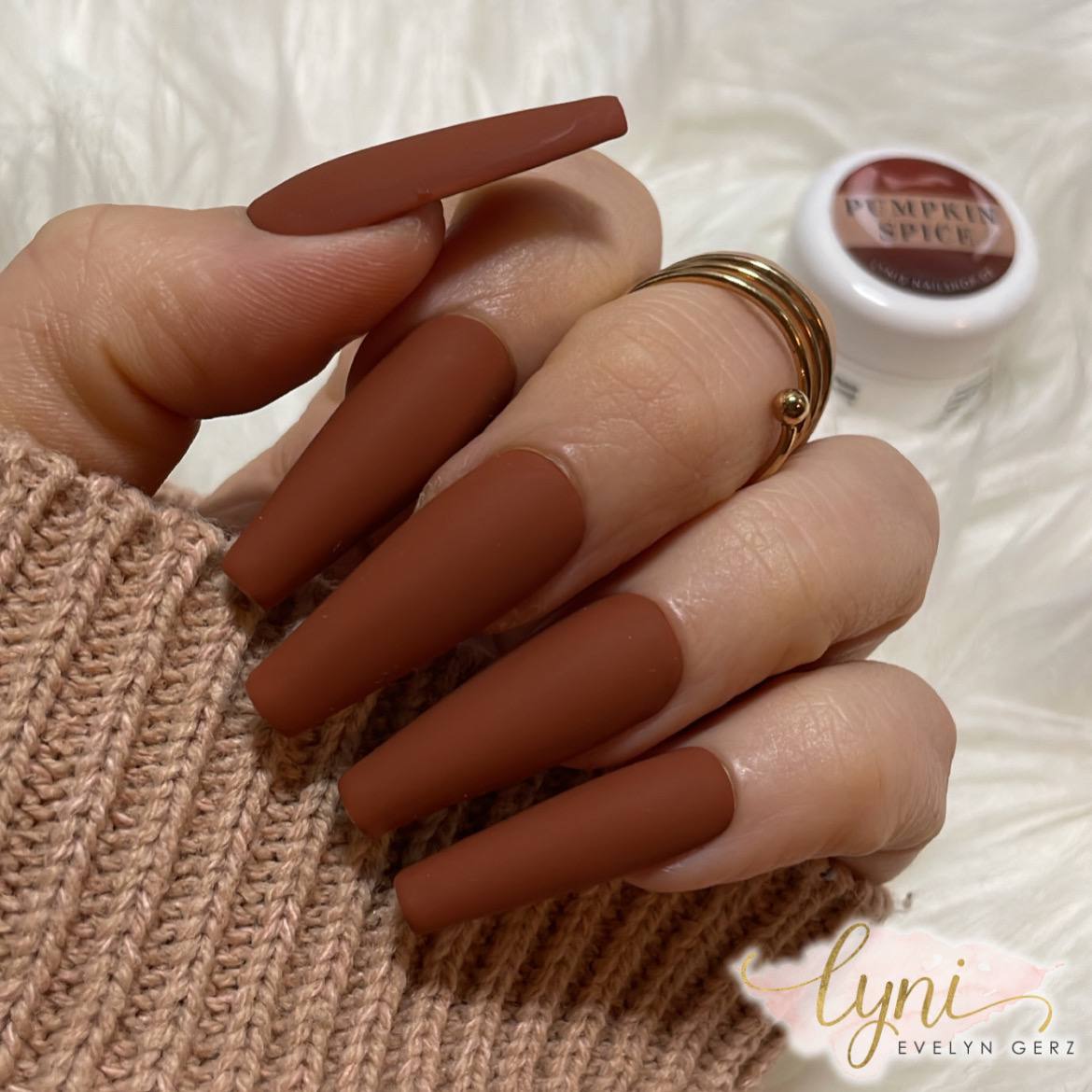 Farbgel Pumpkin Spice 5ml Premium* für Nageldesign Nägel & Nagelstudios Farbgel Pumpkin Spice 5ml Premium*, color gel, colour gel, Farbe für Nägel, Gel Farben, Gelnägel Farbe für Nägel im Nageldesign & Nagelstudios