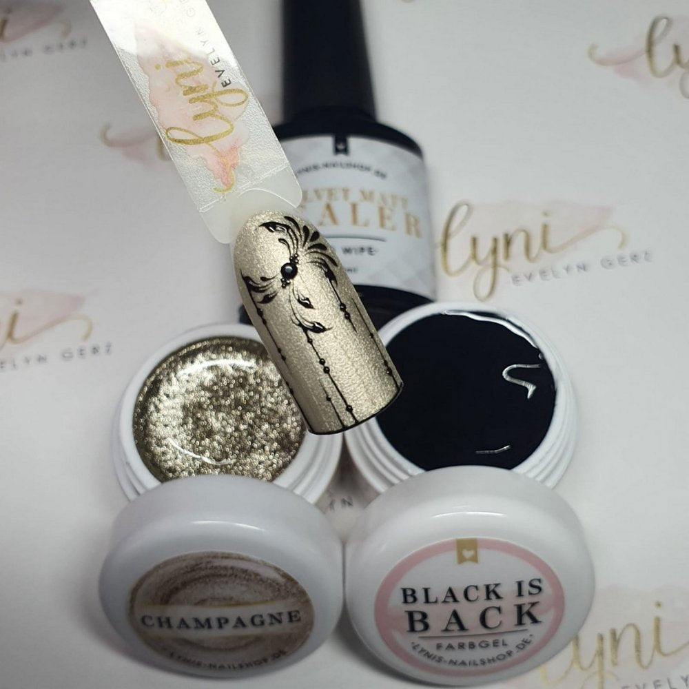 Farbgel Champagne 5ml Premium* für Nageldesign Nägel & Nagelstudios Farbgel Champagne 5ml Premium*, color gel, Farbe für Nägel, Gel Farben, Gelnägel Farbe, Gold für Nägel im Nageldesign & Nagelstudios