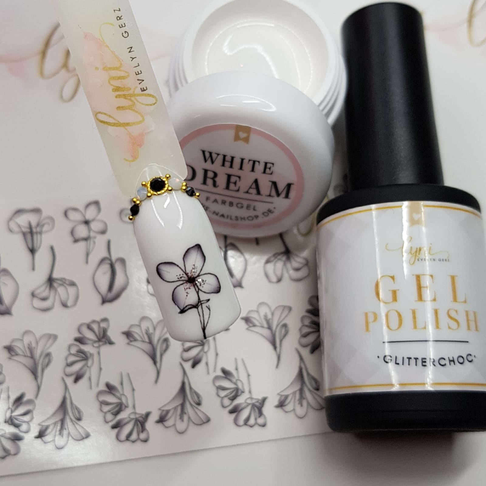 White Dream · Farbgel 5ml* für Nageldesign Nägel & Nagelstudios White Dream · Farbgel 5ml*, color gel, Farbe für Nägel, Gel Farben, Gelnägel Farbe, weiß für Nägel im Nageldesign & Nagelstudios