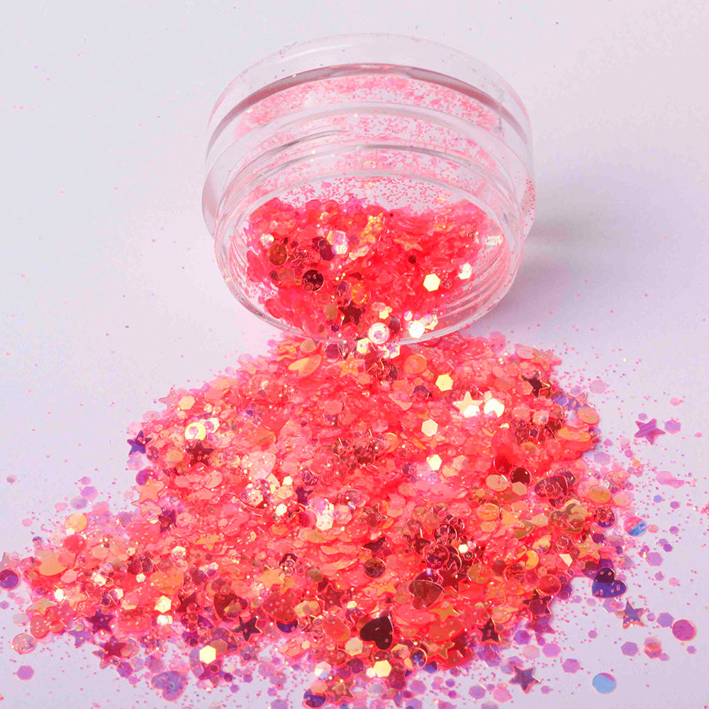 Sweet Heart · Coral - Glitter für Nageldesign Nägel & Nagelstudios Sweet Heart · Coral - Glitter, coral, farbliches Glitzer, glimmer, glitter für Nägel im Nageldesign & Nagelstudios