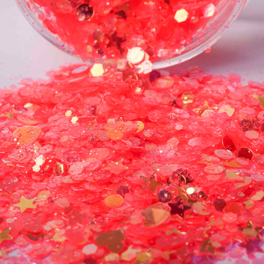 Sweet Heart · Coral - Glitter für Nageldesign Nägel & Nagelstudios Sweet Heart · Coral - Glitter, coral, farbliches Glitzer, glimmer, glitter für Nägel im Nageldesign & Nagelstudios