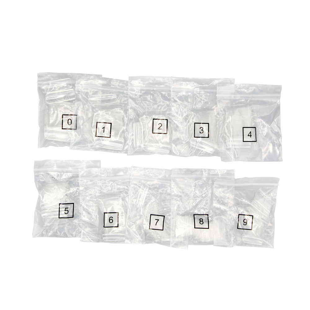 Edgetips · Clear · 500 Stück für Nageldesign Nägel & Nagelstudios Edgetips · Clear · 500 Stück, JTL-DL für Nägel im Nageldesign & Nagelstudios