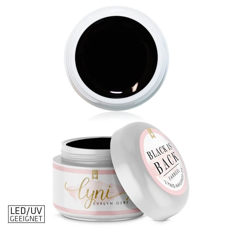 Black is back · Farbgel 5ml* für Nageldesign Nägel & Nagelstudios Black is back · Farbgel 5ml*, color gel, Farbe für Nägel, Gel Farben, Gelnägel Farbe, Schwarz für Nägel im Nageldesign & Nagelstudios