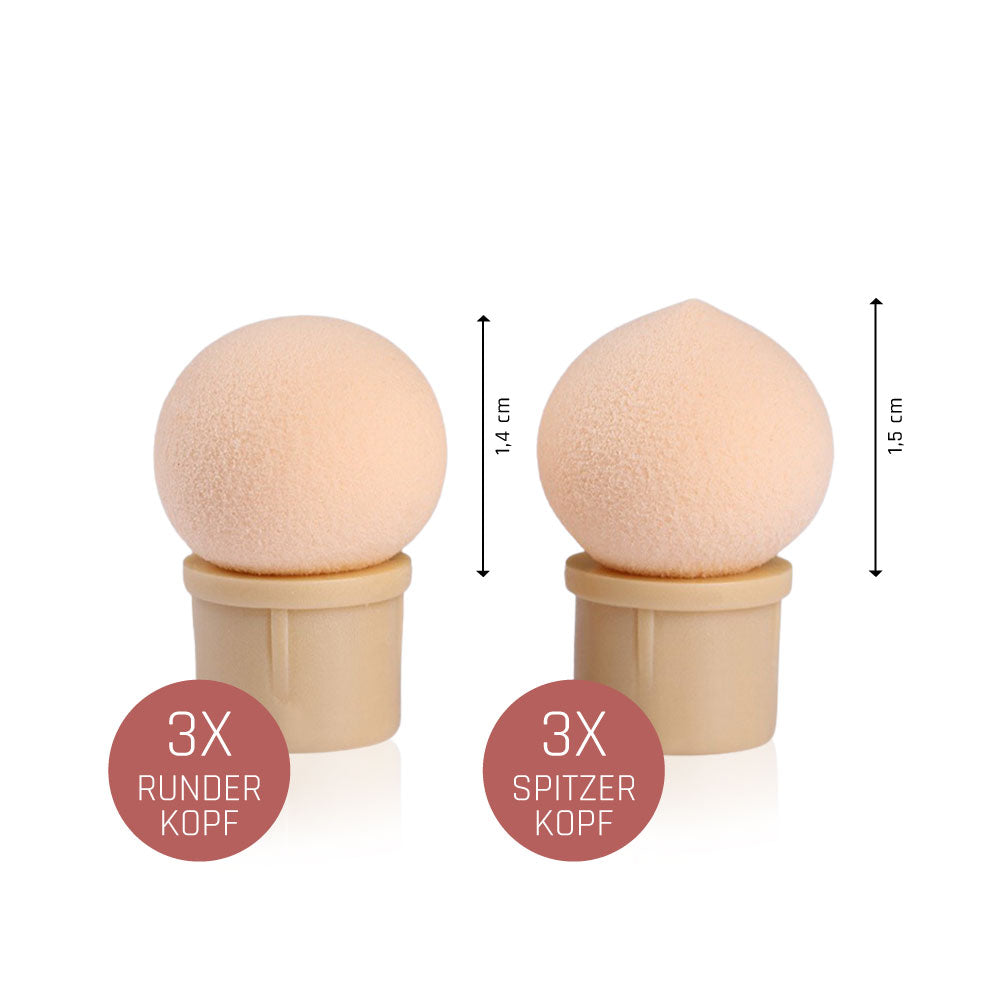 Ersatzschwämmchen für Ombre Sponge Tool 6 Stück für Nageldesign Nägel & Nagelstudios Ersatzschwämmchen für Ombre Sponge Tool 6 Stück, für Nägel im Nageldesign & Nagelstudios