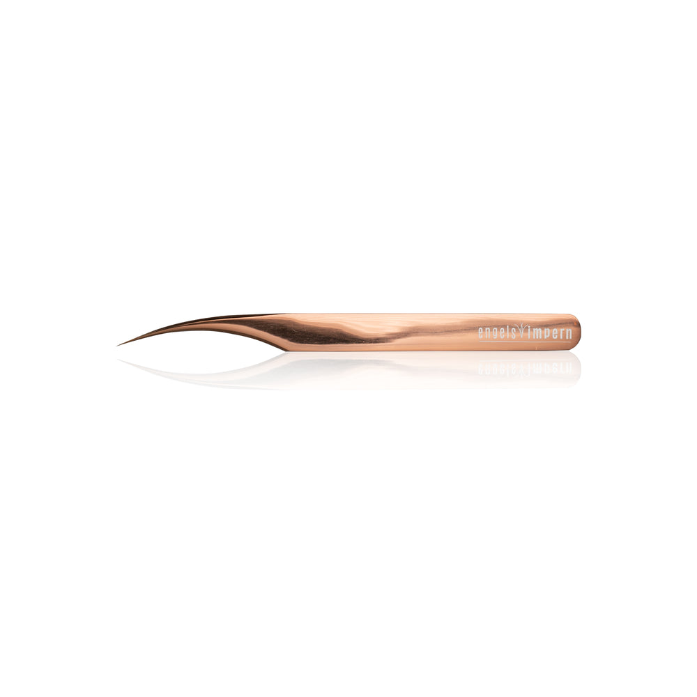 Gebogene Pinzette zur Wimpernverlängerung für Nageldesign Nägel & Nagelstudios Gebogene Pinzette zur Wimpernverlängerung, Applikation, Basistechnik, Isolieren, Naturwimpern, Separieren, Trennen, Trennpinzette, Werkzeug für Nägel im Nageldesign & Nagelstudios