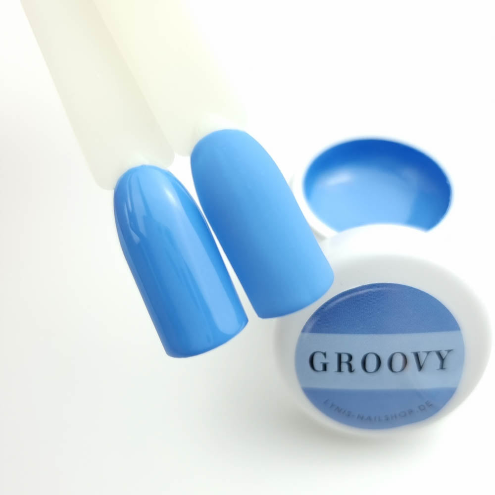 Farbgel Groovy 5ml Premium* für Nageldesign Nägel & Nagelstudios Farbgel Groovy 5ml Premium*, blau, color gel, Farbe für Nägel, Gel Farben, Gelnägel Farbe für Nägel im Nageldesign & Nagelstudios