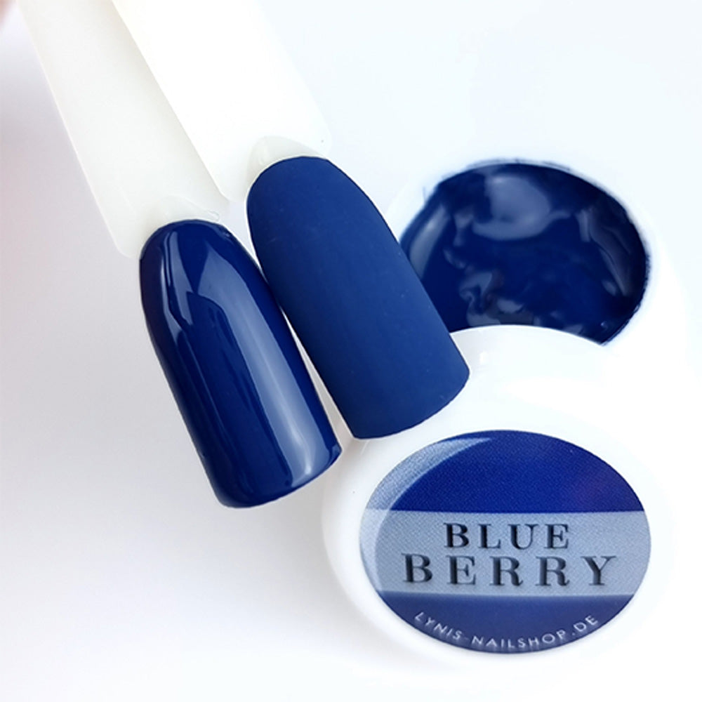 Farbgel Blueberry 5ml Premium* für Nageldesign Nägel & Nagelstudios Farbgel Blueberry 5ml Premium*, blau, color gel, Farbe für Nägel, Gel Farben, Gelnägel Farbe für Nägel im Nageldesign & Nagelstudios