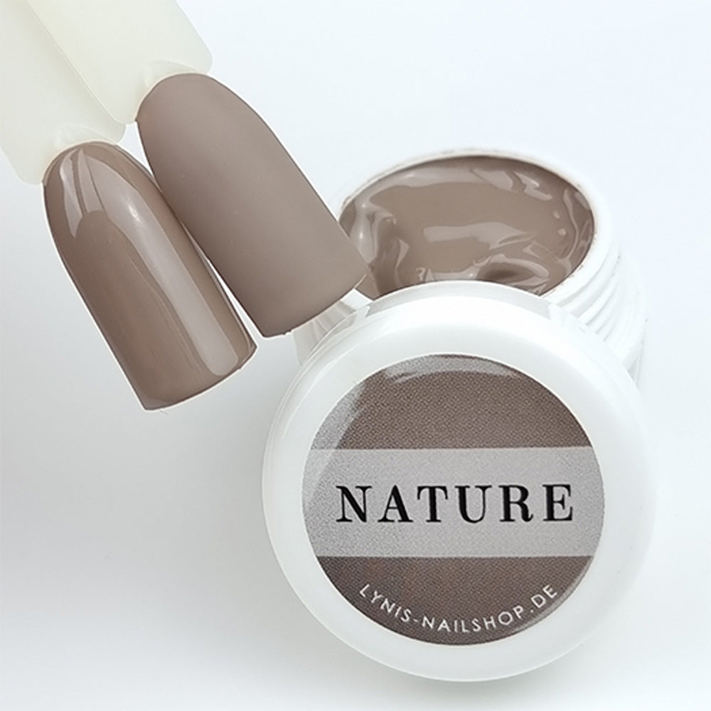 Farbgel Nature 5ml Premium* für Nageldesign Nägel & Nagelstudios Farbgel Nature 5ml Premium*, braun, color gel, Farbe für Nägel, Gel Farben, Gelnägel Farbe für Nägel im Nageldesign & Nagelstudios