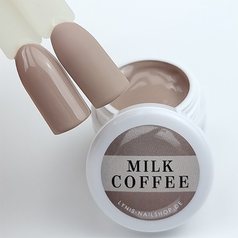 Farbgel Milk Coffee 5ml Premium* für Nageldesign Nägel & Nagelstudios Farbgel Milk Coffee 5ml Premium*, beige, braun, color gel, Farbe für Nägel, Gel Farben, Gelnägel Farbe für Nägel im Nageldesign & Nagelstudios