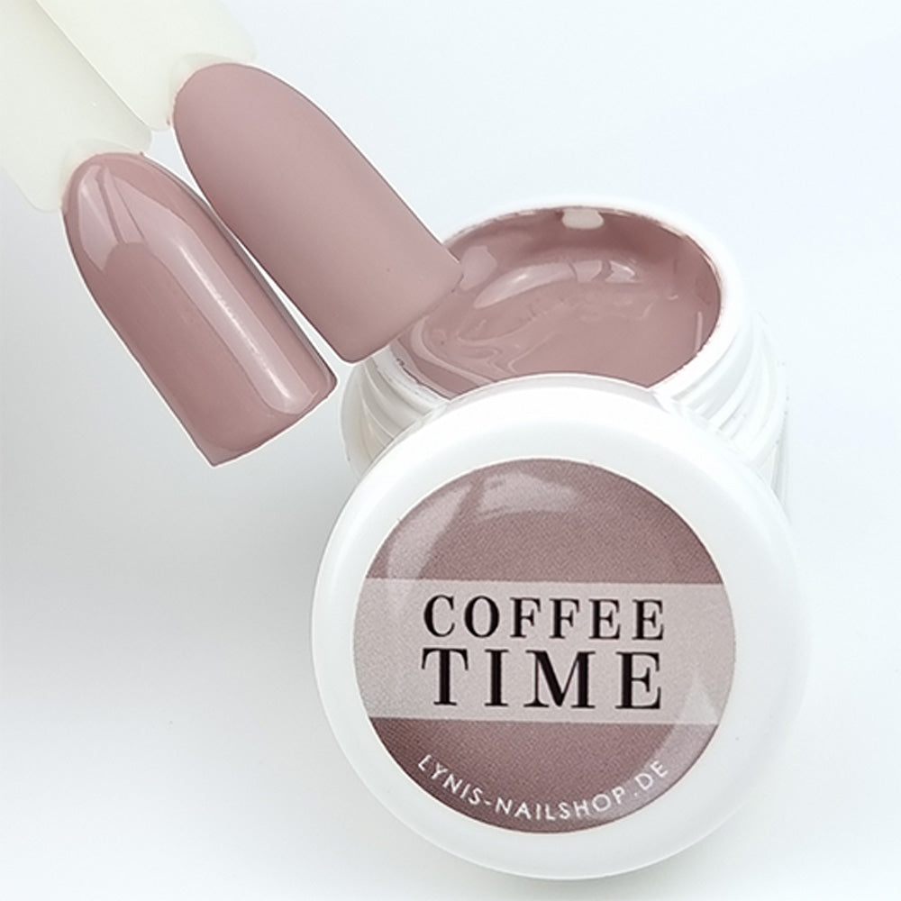 Farbgel Coffeetime 5ml Premium* für Nageldesign Nägel & Nagelstudios Farbgel Coffeetime 5ml Premium*, braun, color gel, Farbe für Nägel, Gel Farben, Gelnägel Farbe für Nägel im Nageldesign & Nagelstudios