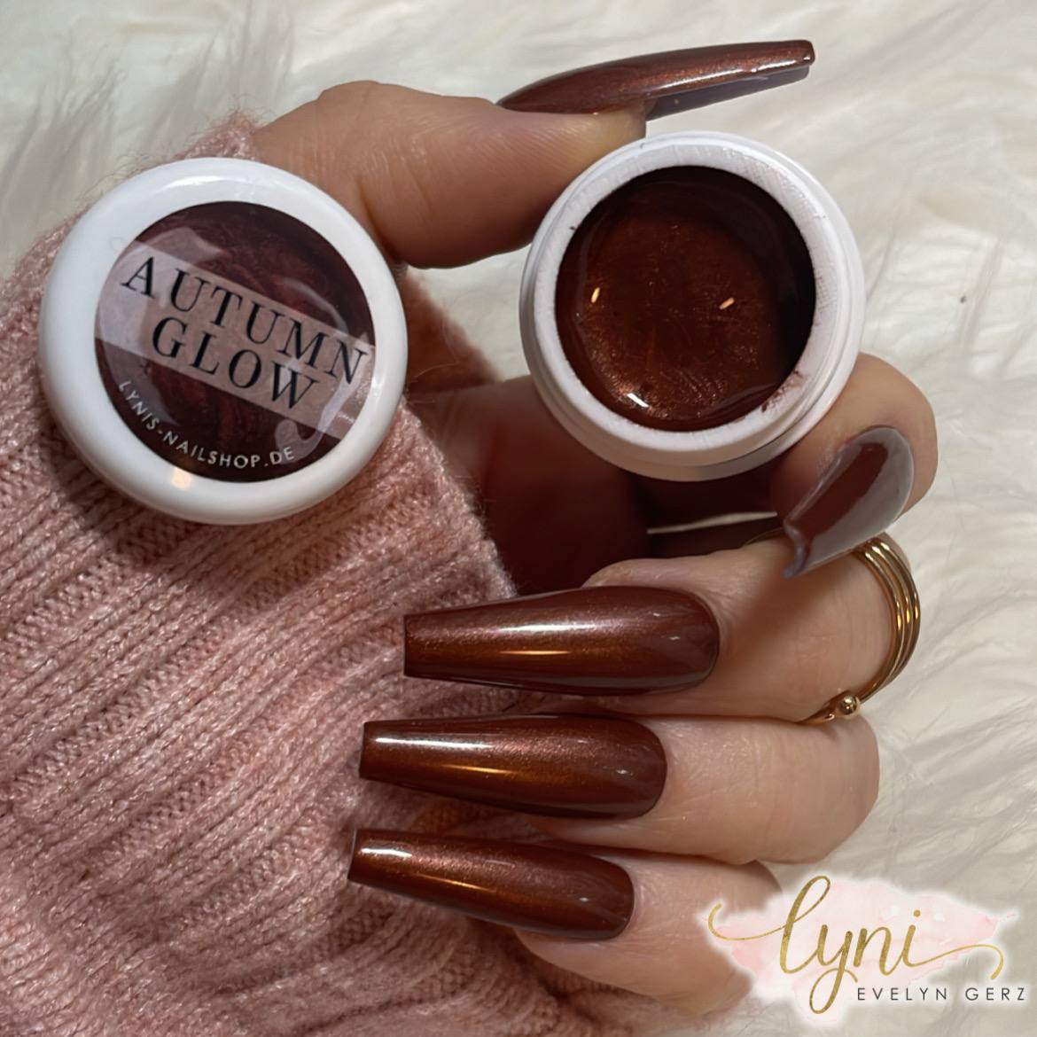 Farbgel Autumn Glow 5ml Premium* für Nageldesign Nägel & Nagelstudios Farbgel Autumn Glow 5ml Premium*, color gel, colour gel, Farbe für Nägel, Gel Farben, Gelnägel Farbe für Nägel im Nageldesign & Nagelstudios