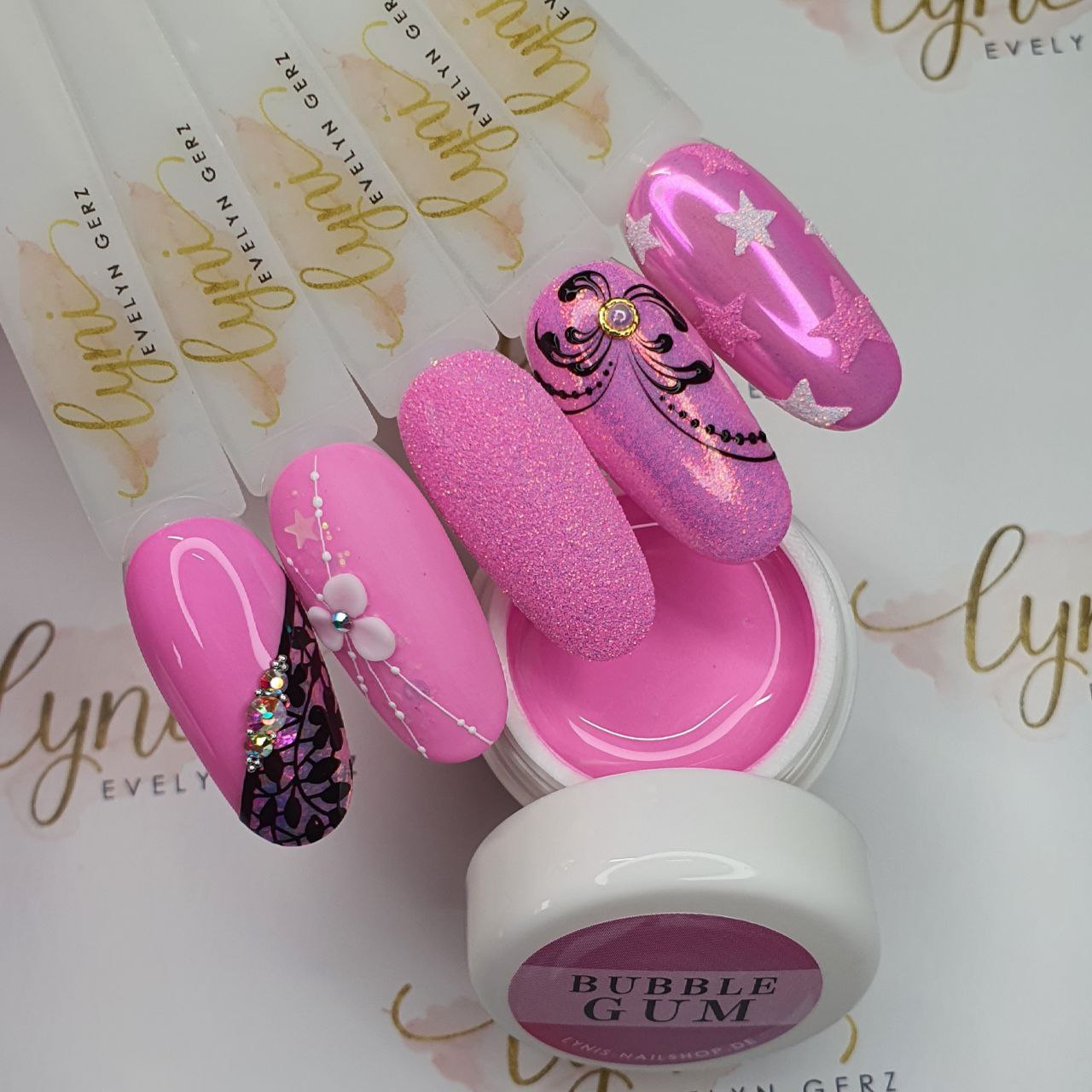 Farbgel Bubblegum 5ml Premium* für Nageldesign Nägel & Nagelstudios Farbgel Bubblegum 5ml Premium*, color gel, Farbe für Nägel, Gel Farben, Gelnägel Farbe, pink, rosa für Nägel im Nageldesign & Nagelstudios