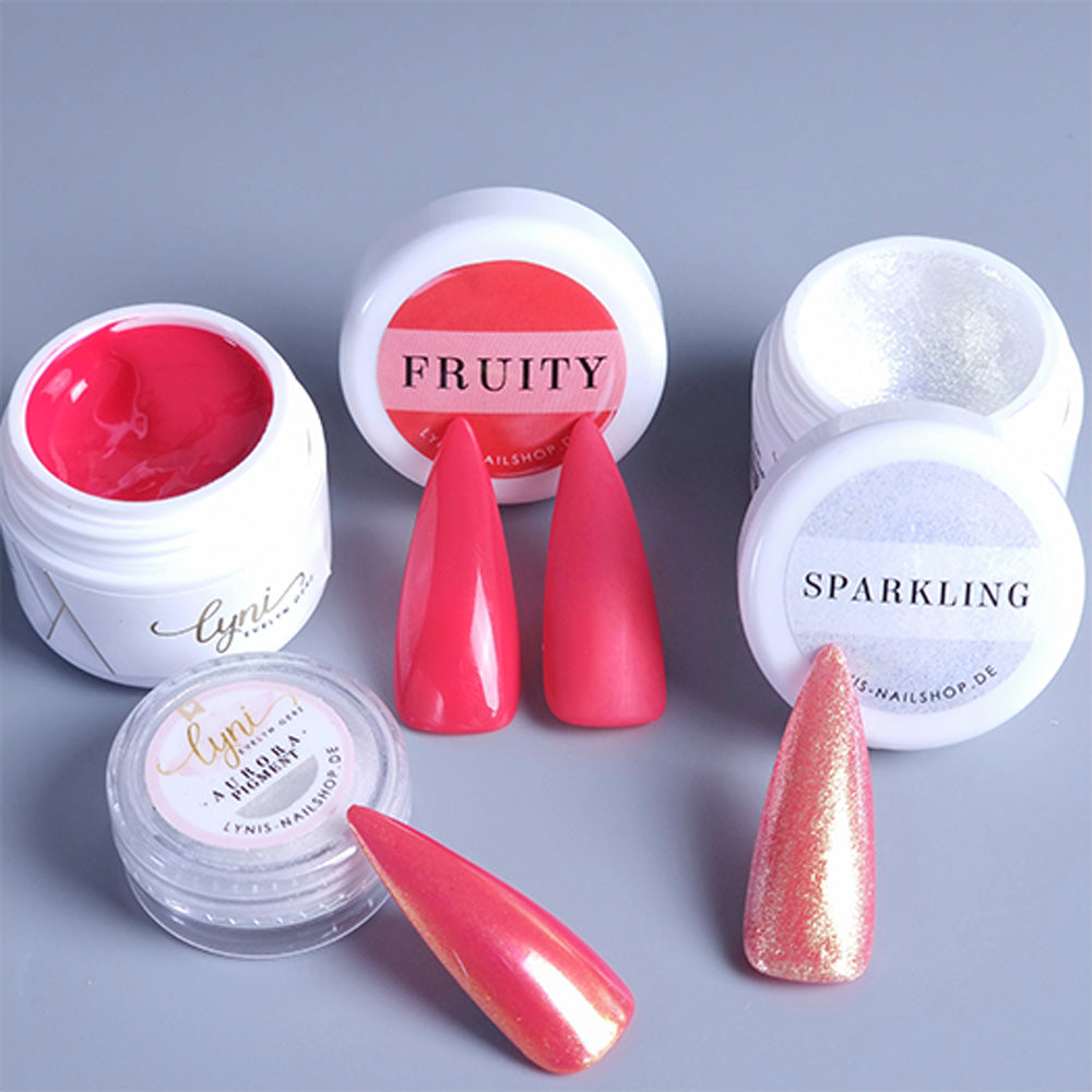 Farbgel Fruity 5ml Premium* für Nageldesign Nägel & Nagelstudios Farbgel Fruity 5ml Premium*, color gel, Farbe für Nägel, Gel Farben, Gelnägel Farbe, rot für Nägel im Nageldesign & Nagelstudios
