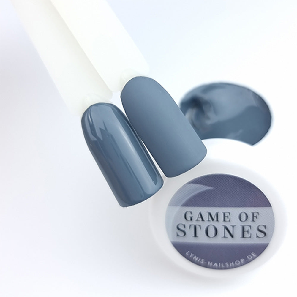 Farbgel Game of Stones 5ml Premium* für Nageldesign Nägel & Nagelstudios Farbgel Game of Stones 5ml Premium*, color gel, Farbe für Nägel, Gel Farben, Gelnägel Farbe, grau für Nägel im Nageldesign & Nagelstudios