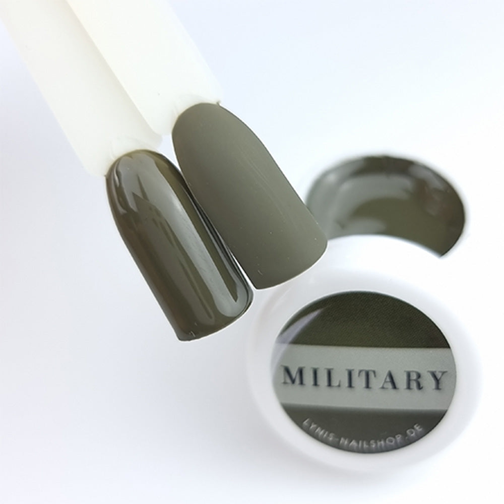 Farbgel Military 5ml Premium* für Nageldesign Nägel & Nagelstudios Farbgel Military 5ml Premium*, braun, color gel, Farbe für Nägel, Gel Farben, Gelnägel Farbe für Nägel im Nageldesign & Nagelstudios