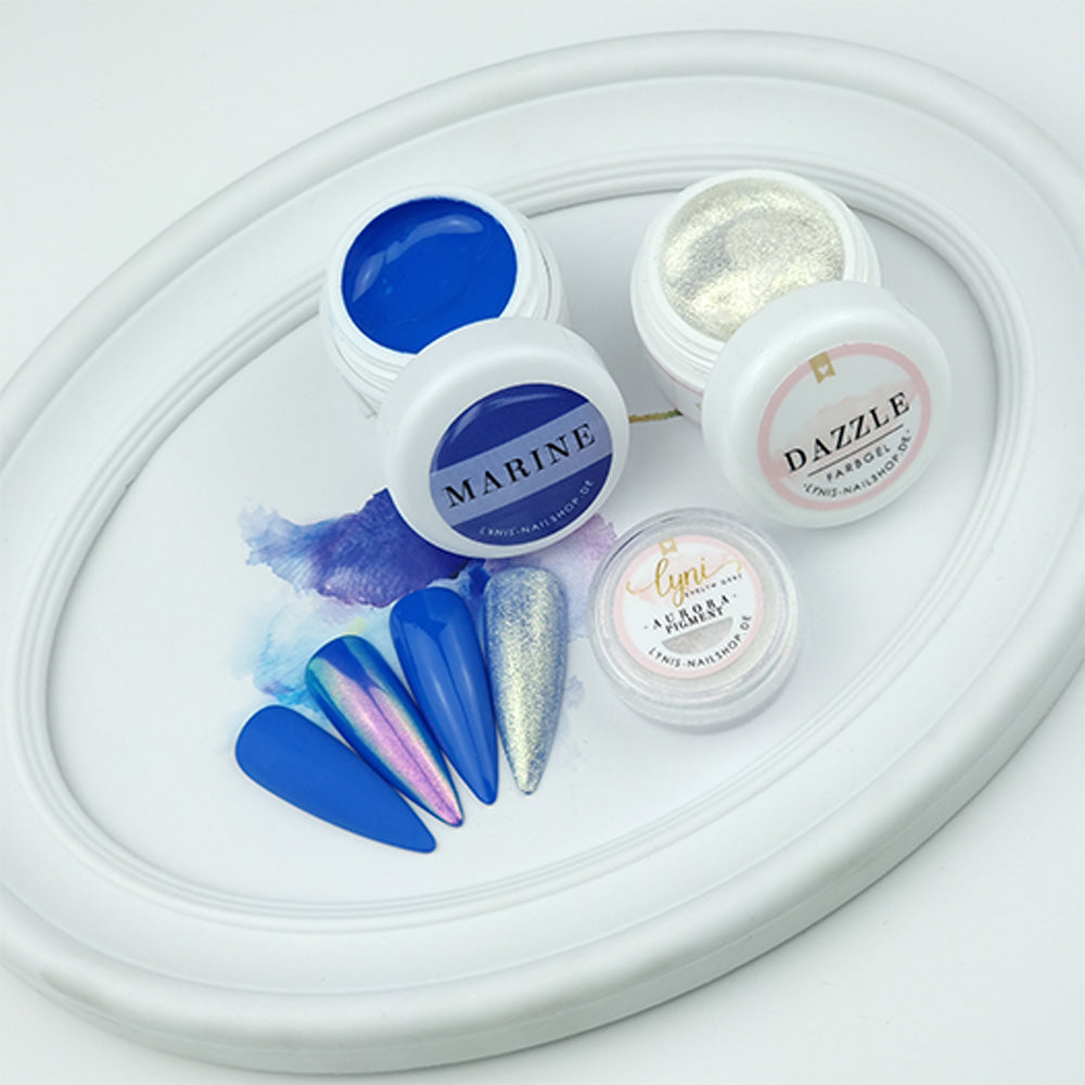 Farbgel Marine 5ml Premium* für Nageldesign Nägel & Nagelstudios Farbgel Marine 5ml Premium*, blau, color gel, Farbe für Nägel, Gel Farben, Gelnägel Farbe für Nägel im Nageldesign & Nagelstudios