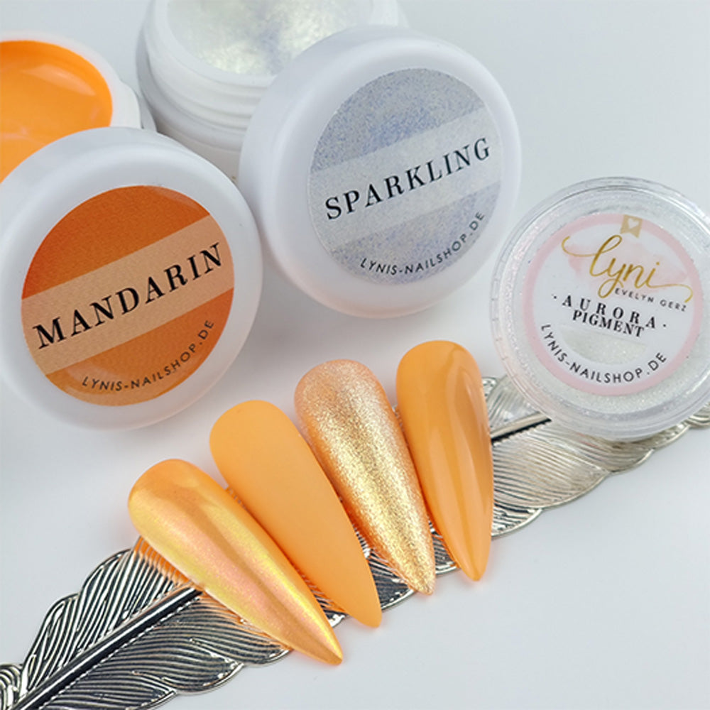 Farbgel Mandarin 5ml Premium* für Nageldesign Nägel & Nagelstudios Farbgel Mandarin 5ml Premium*, color gel, Farbe für Nägel, Gel Farben, Gelnägel Farbe, orange für Nägel im Nageldesign & Nagelstudios