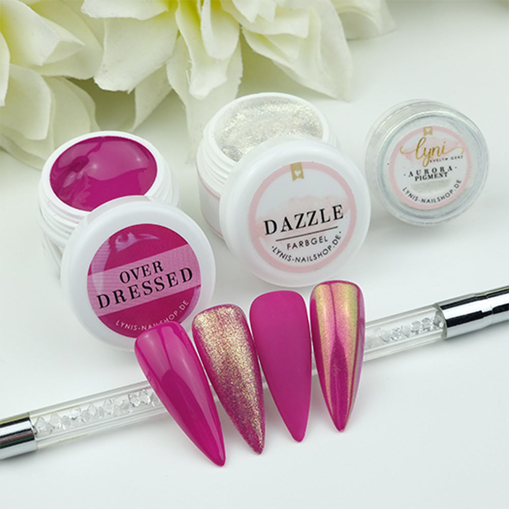 Farbgel Overdressed 5ml Premium* für Nageldesign Nägel & Nagelstudios Farbgel Overdressed 5ml Premium*, color gel, Farbe für Nägel, Gel Farben, Gelnägel Farbe, pink für Nägel im Nageldesign & Nagelstudios