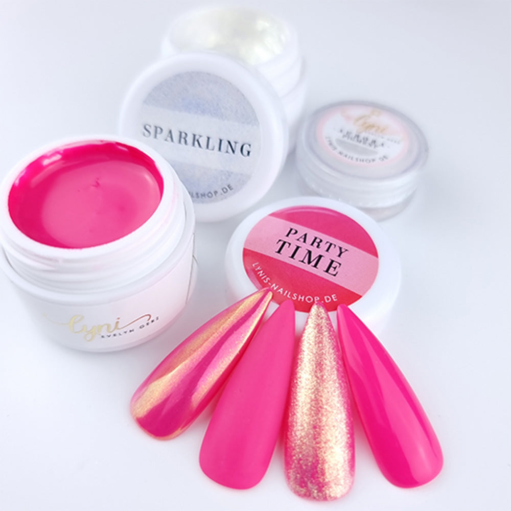 Farbgel Partytime 5ml Premium* für Nageldesign Nägel & Nagelstudios Farbgel Partytime 5ml Premium*, color gel, Farbe für Nägel, Gel Farben, Gelnägel Farbe, pink für Nägel im Nageldesign & Nagelstudios